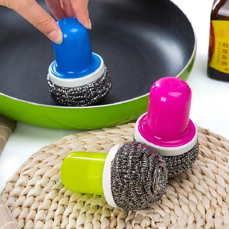 Stainless Steel Wire Pot Cleaning Ball - Xdiniz