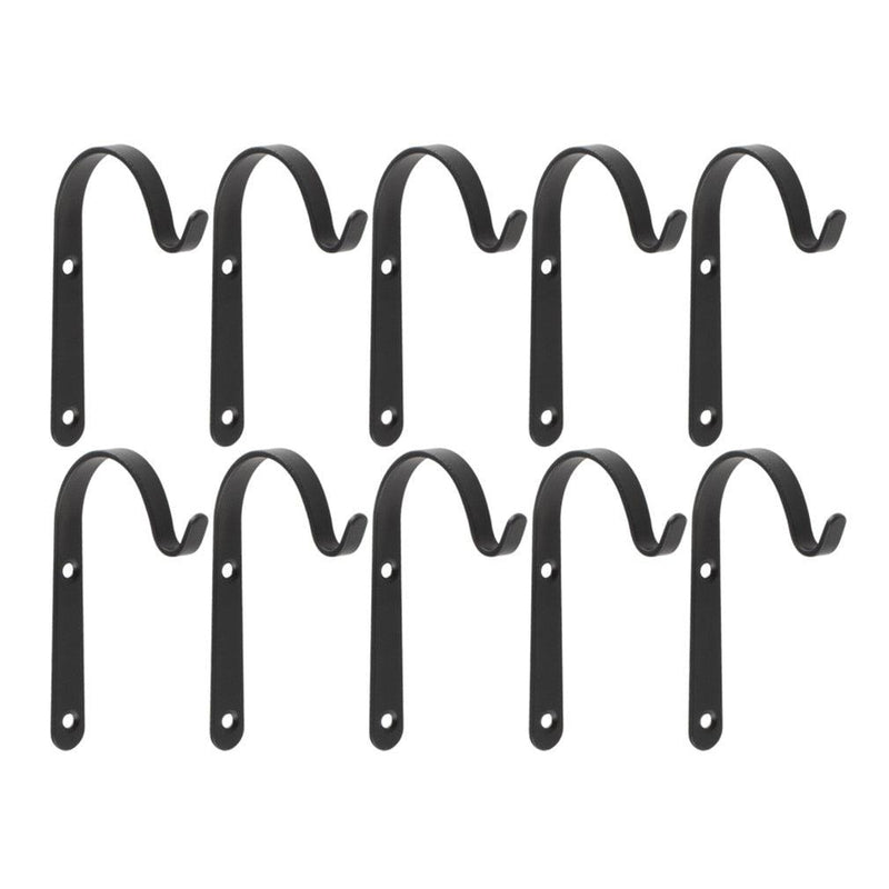 Metal J-Shaped Hanging Support Set - Xdiniz