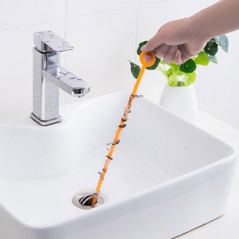 Hair Drain Unblocker and Collector for Bathroom Drain - Xdiniz