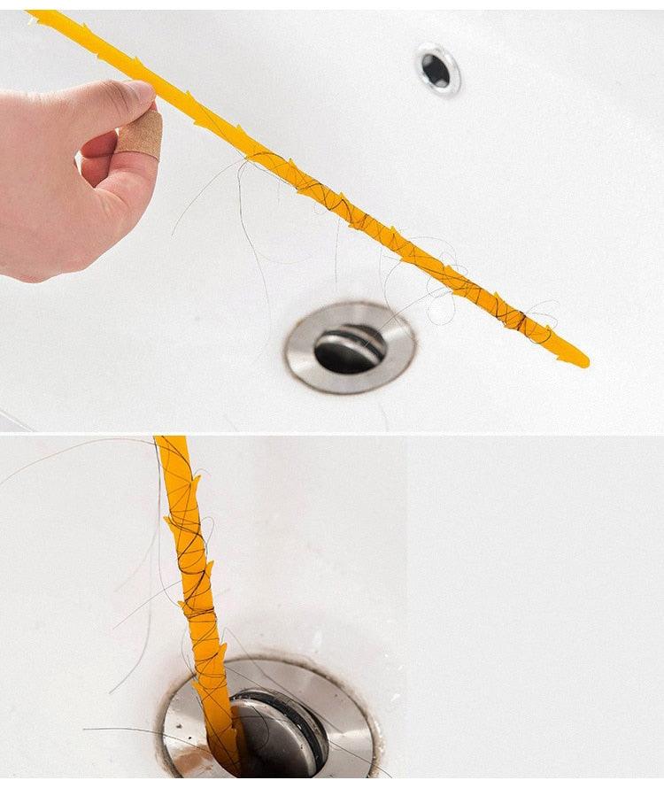 Hair Drain Unblocker and Collector for Bathroom Drain - Xdiniz