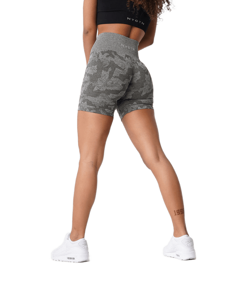 Seamless Camouflage Shorts - Xdiniz