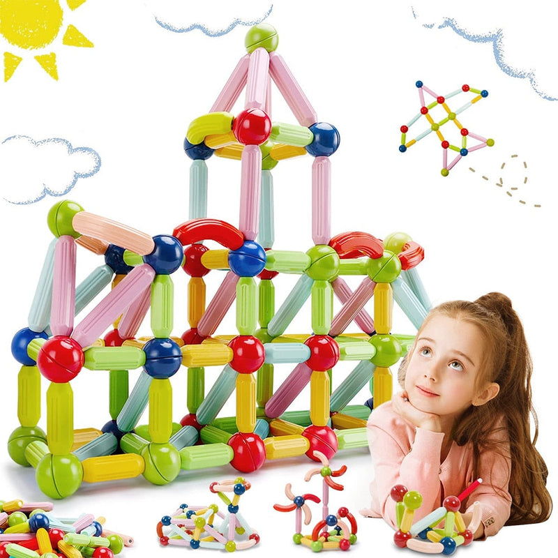 Magnetic Building Blocks - Kids - Xdiniz