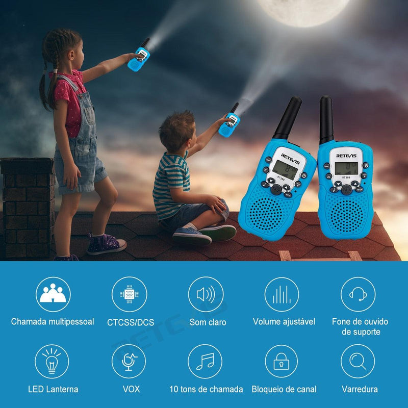 Portable Kids Walkie Talkie - Xdiniz